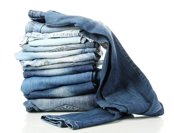 çok farklı kot üzerinde beyaz izole