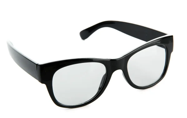 Черные очки, изолированные на белом — стоковое фото