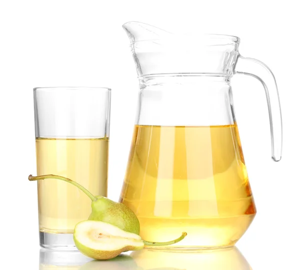 Duchess drink with pears isolated on white — Stock Photo, Image