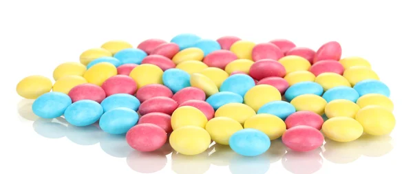 Farbige Bonbons isoliert auf weiß — Stockfoto