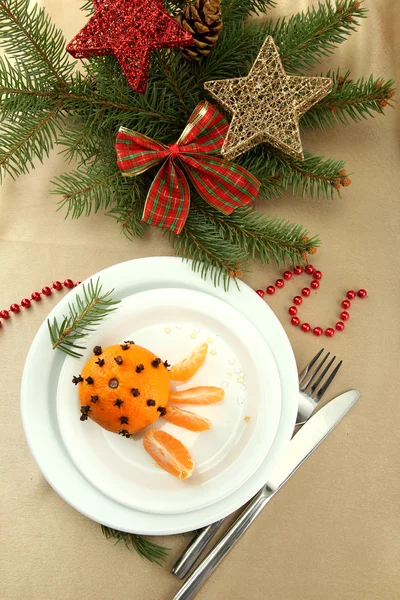 Schöne Weihnachtskulisse, hautnah — Stockfoto