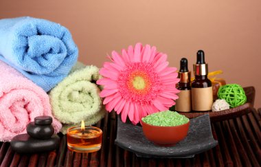 Spa kahverengi zemin ayarı