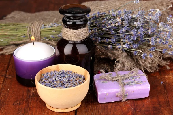 Lavendel en jar — Stockfoto