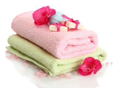 güzel spa ayarı, beyaz izole