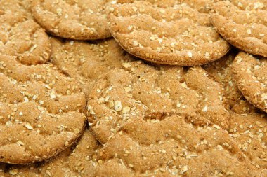 lezzetli crispbread, close up