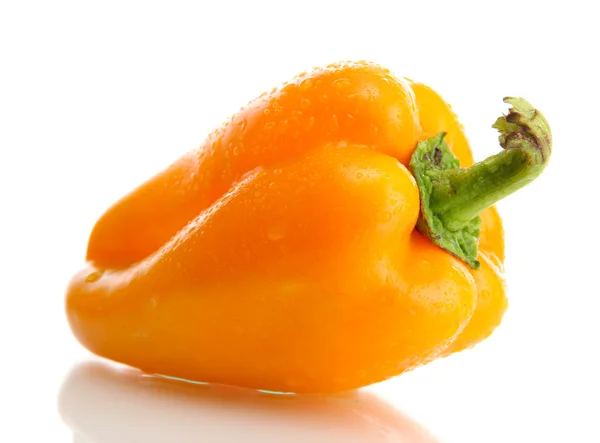 Gul paprika, isolerad på vit — Stockfoto