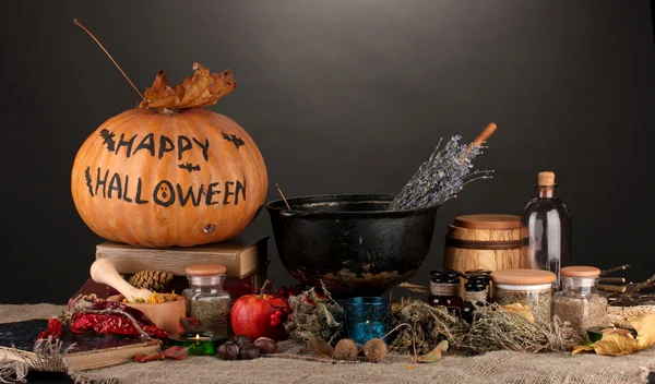 Scary halloween laboratory — Stock Photo, Image