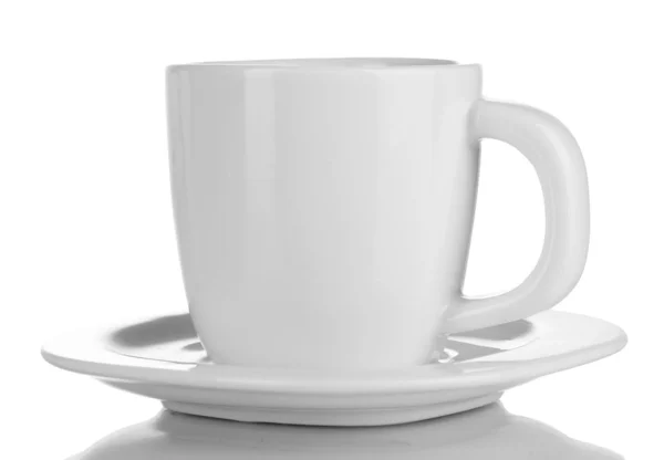 Una tazza di caffè forte isolato su bianco — Foto Stock