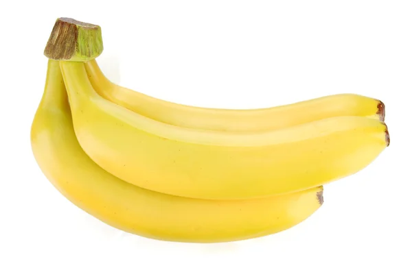 Bando de bananas isoladas em branco — Fotografia de Stock