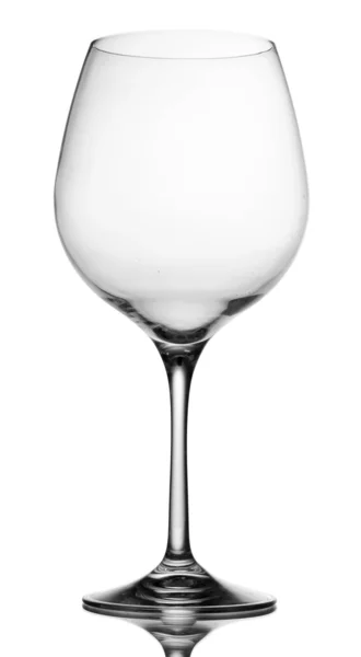 Empty glass isolated on white — Stock Photo, Image