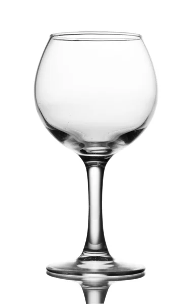 Empty glass isolated on white — Stock Photo, Image