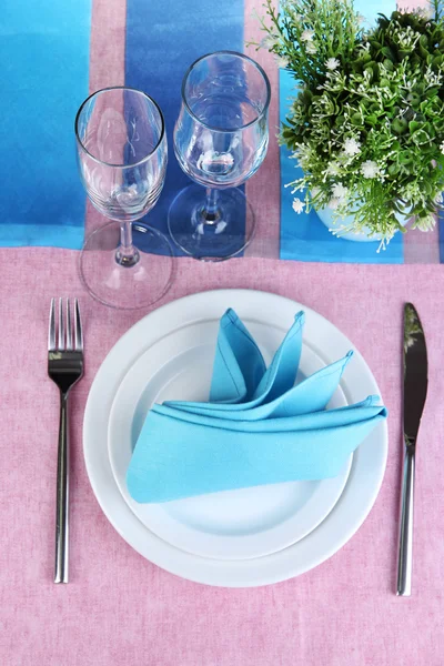 Table setting festive table — Stock Photo, Image