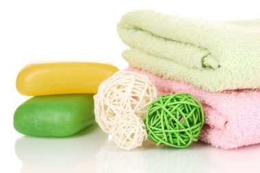 beyaz izole güzel spa ayarı