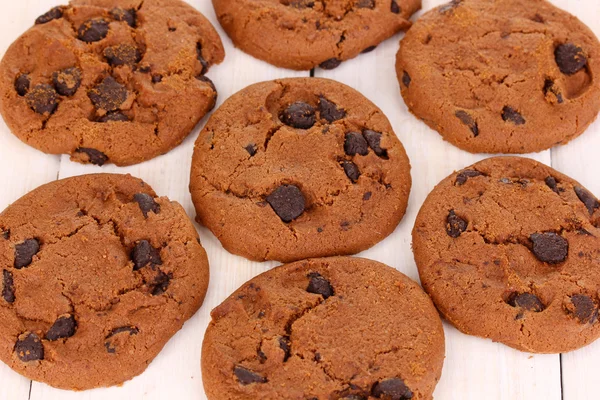 Chocolate chips cookie close-up — Stock Photo, Image