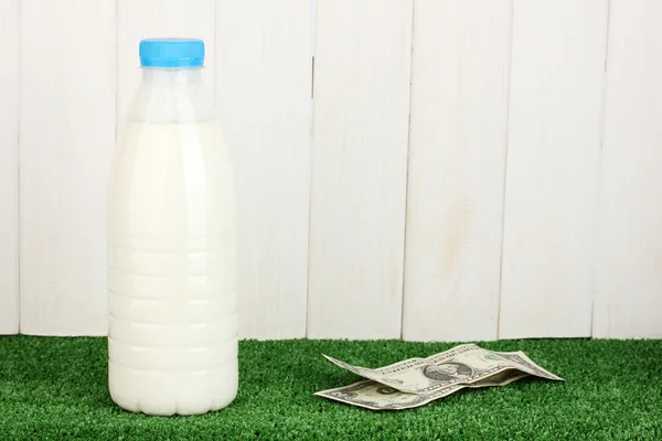 Concept of delivery milk — Stock Photo, Image