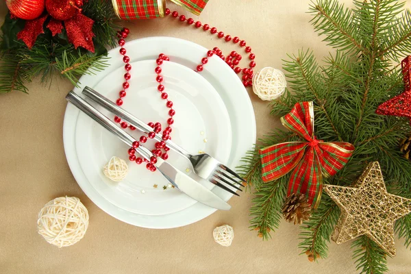 Schöne Weihnachtskulisse, hautnah — Stockfoto