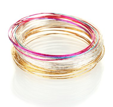 Beyaz arka plan üzerinde izole güzel bileklik