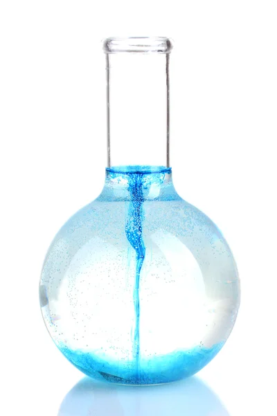 Parlak beyaz üzerinde izole su ile bir şişeye mürekkep — Stok fotoğraf