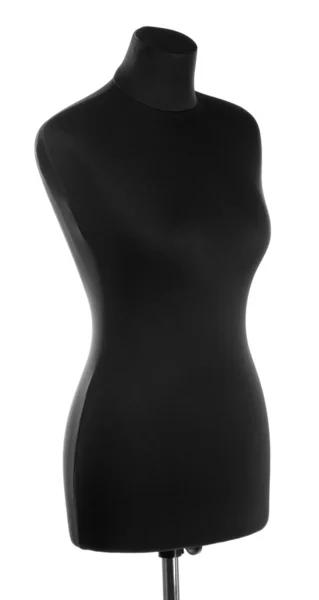 Maniquí negro vacío aislado en blanco — Foto de Stock