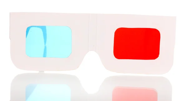 Óculos estéreos isolados em branco — Fotografia de Stock