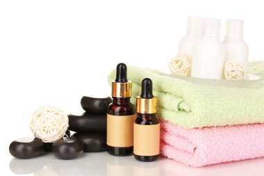 beyaz izole güzel spa ayarı