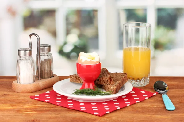 Breakfast in cafe — Stock Photo, Image