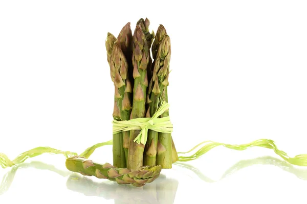 Useful asparagus isolated on white — Stock Photo, Image