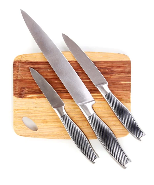 Set of knives isolated on white — Stock Photo, Image