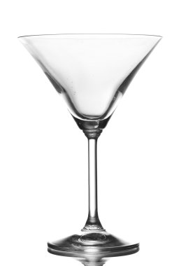 boş bardak beyaz izole