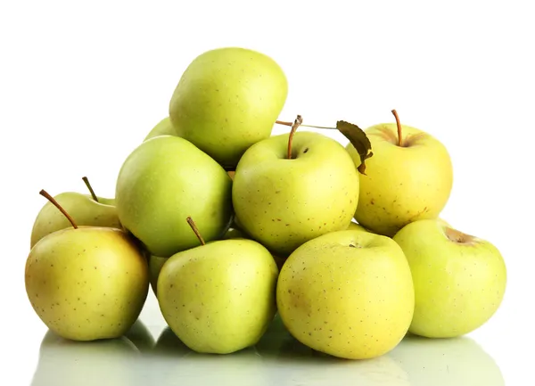 Juicy apples, isolated on white — Stock Photo, Image