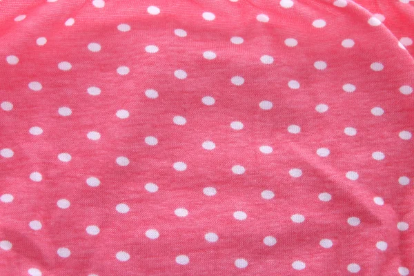 Polka dot fabric as background — Stock Photo, Image