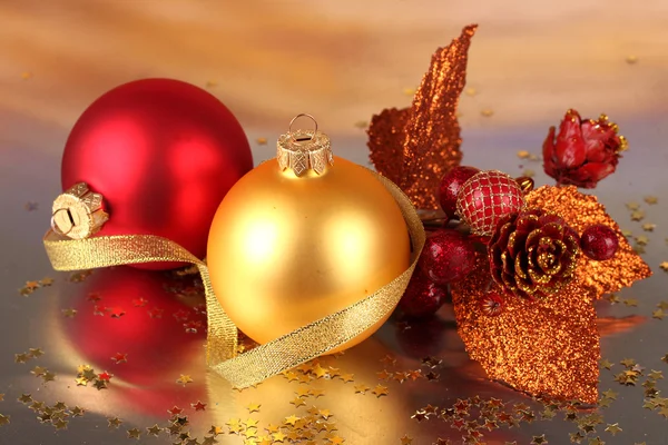 Christmas decoration on light background — Stock Photo, Image
