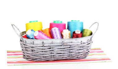 Sepette Beyaz izole parlak konu