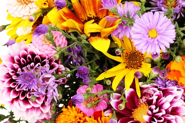 Bel mazzo di fiori luminosi primo piano — Foto Stock