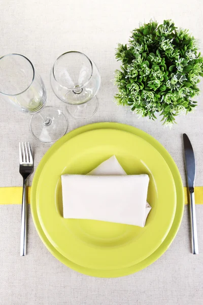 Table setting festive table — Stock Photo, Image