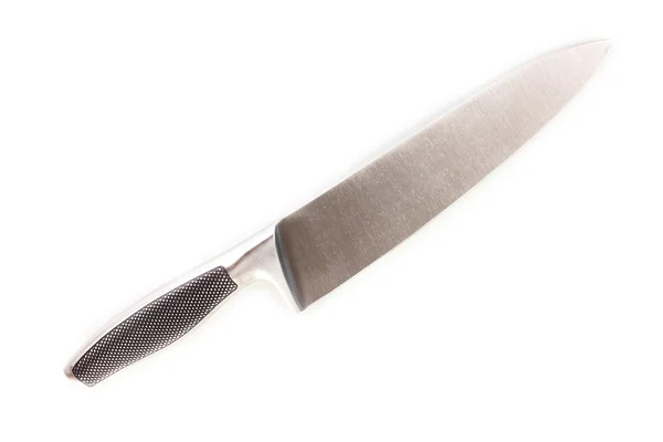 Cuchillo de chef aislado en blanco — Foto de Stock