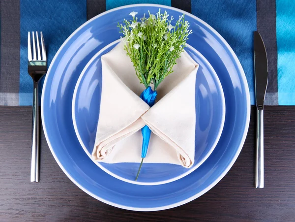 Table setting festive table — Stock Photo, Image