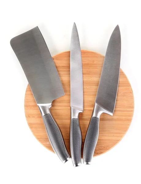 Set of knives isolated on white — Stock Photo, Image
