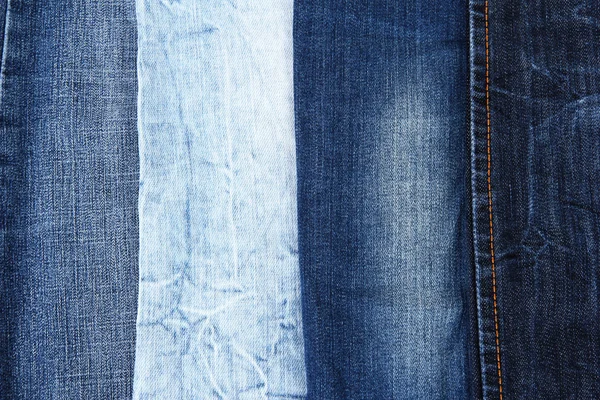 Veel jeans close-up — Stockfoto