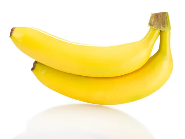 Bunch av bananer isolerad på vitt — Stockfoto