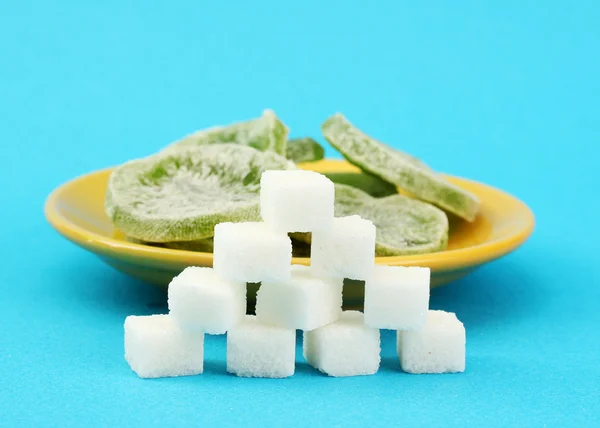 Concept: Amount of sugar in food — Stock Photo, Image