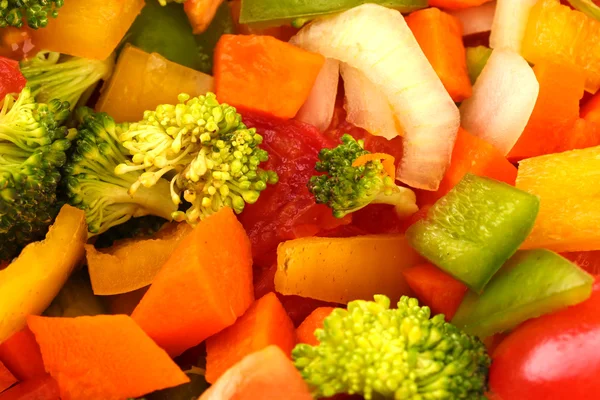 Ragoût de légumes fond, macro — Photo