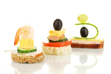 beyaz izole kanepeler