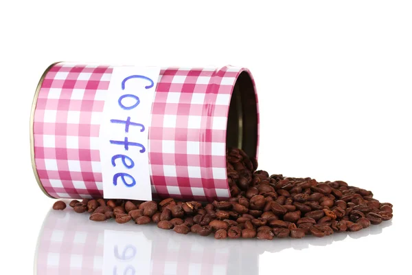 Kaffe container isolerad på vit — Stockfoto