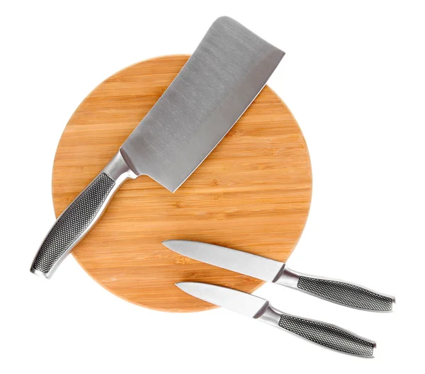 Set of knives isolated on white — Stock Photo, Image