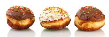 beyaz izole lezzetli börekler