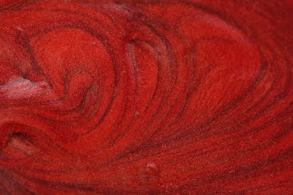 Konsistens av röd hårfärg, närbild — Stockfoto