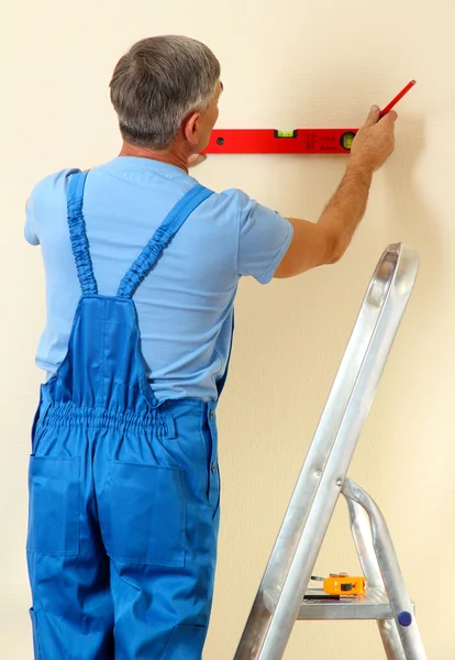 Oda yakın çekim duvarda ölçme Oluşturucu