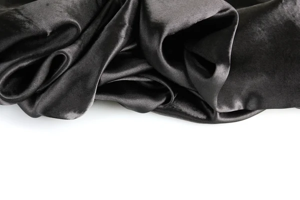 Beautiful silk drape, isolated on white — Stock Photo, Image