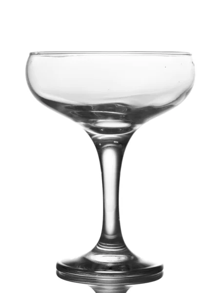 Empty glass isolated on white — Stock Photo, Image